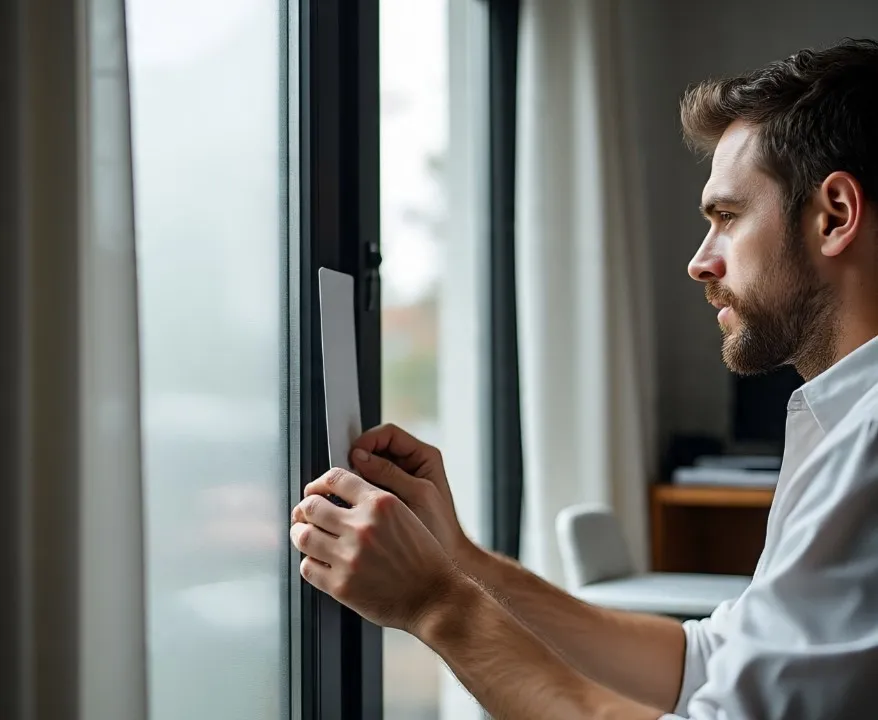 Indoor heat resistant window tint application